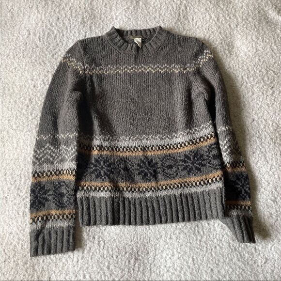 J crew medium fair isle sweater - Picture 1 of 6